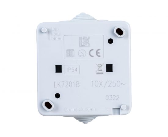 2-х полюсный двухклавишный переключатель LK Studio с 2-х мест, схема 6+6, IP54 10А/250V IP54 80006 – изображение 2