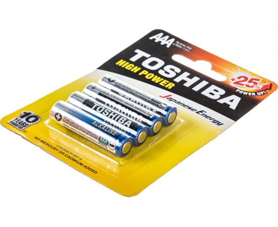 Алкалиновый элемент питания Toshiba LR03 4454 – изображение 2