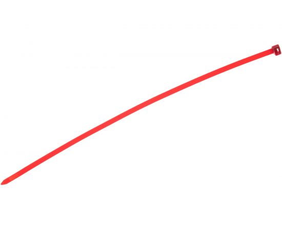 Нейлоновые стяжки FORTISFLEX КСС 8х400 красный 100 штук 52184 – изображение 2