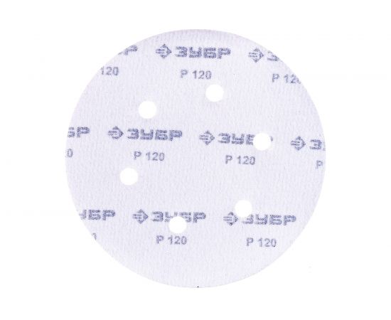 Круг шлифовальный СТАНДАРТ (5 шт; 150 мм; 6 отв; Р120) Зубр 35350-150-120 – изображение 2