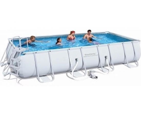 Каркасный прямоугольный бассейн Bestway 549х274х122 см, 14812 л, 5678 л/ч 56465 BW 008927 – изображение 2