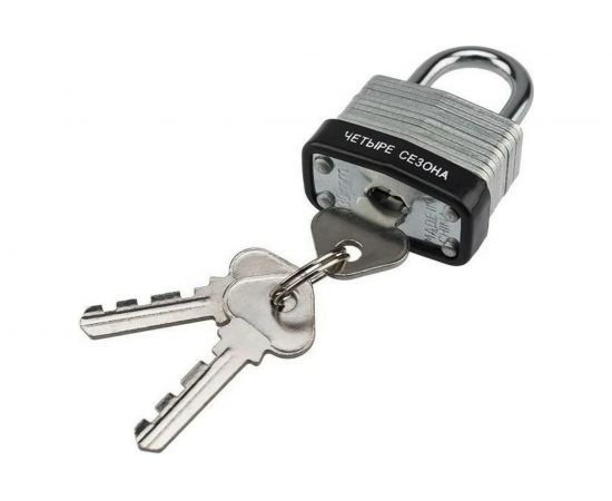 Навесной замок ЧЕТЫРЕ СЕЗОНА ССН-30 79-0133 – изображение 2