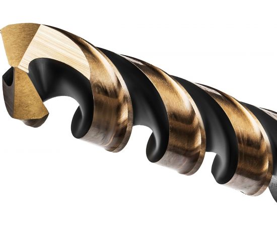 Сверло по металлу COBALT HSS-Co 8% сталь М42 (8х117 мм) Kraftool 29656-8 – изображение 2