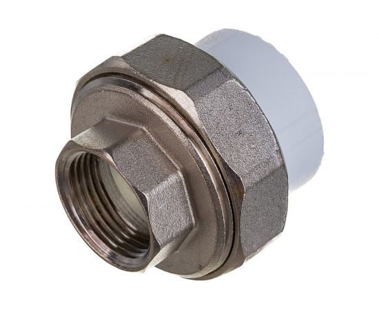 Комбинированная муфта VALFEX PP-R белая, разъем 32х3/4 дюйма ВР 10155220 127-0214 – изображение 2