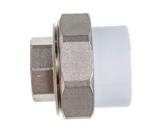 Комбинированная муфта VALFEX PP-R белая, разъем 32х3/4 дюйма ВР 10155220 127-0214 – изображение 3