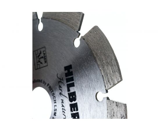 Диск алмазный отрезной сегментный Hard Materials Laser (125x22.23 мм) Hilberg HM102 – изображение 3