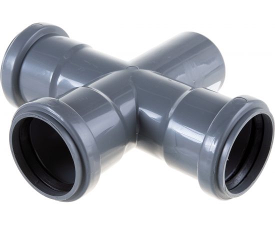 Канализационная крестовина АНИ Пласт DN 50х50х50 SCE000000050 – изображение 3