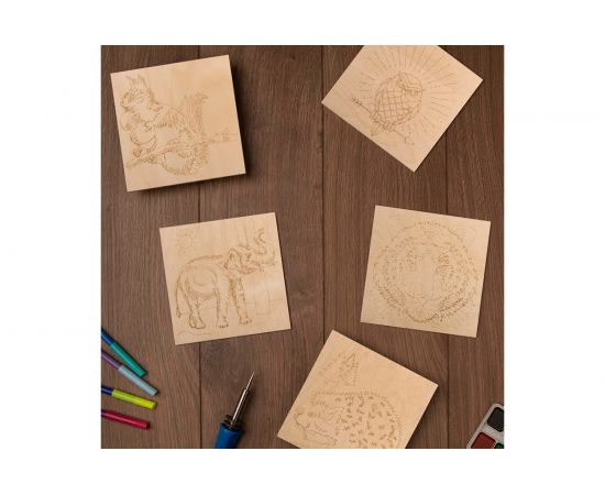 Доски для выжигания REXANT животные 5 шт. 12-0928 – изображение 3