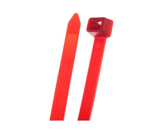 Нейлоновые стяжки FORTISFLEX КСС 8х400 красный 100 штук 52184 – изображение 3