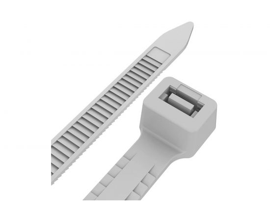 Нейлоновая хомут-стяжка с тройным замком REXANT 350x4,8 мм, белая, упаковка 100 шт. 67-0350 – изображение 3