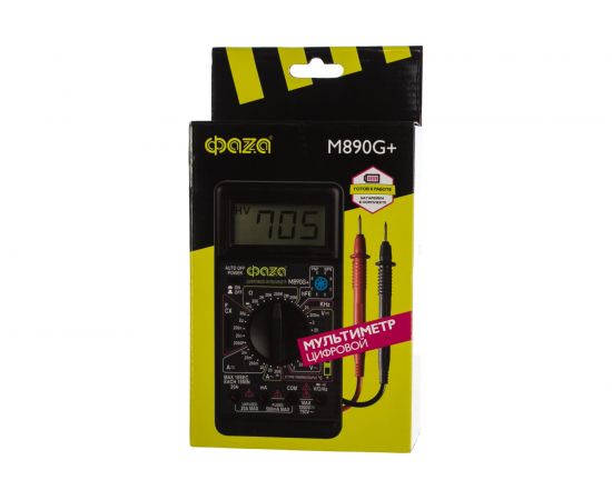 Мультиметр цифровой ФАZА M890G+ 5008854 – изображение 3