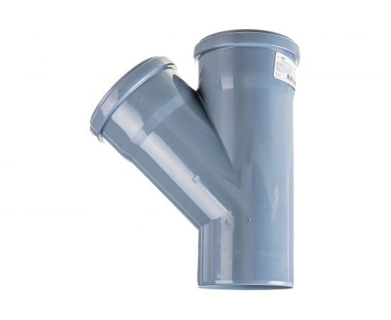 Канализационная крестовина RTP с выходом вперед на 45 градусов, 110/110/50 19198 – изображение 3