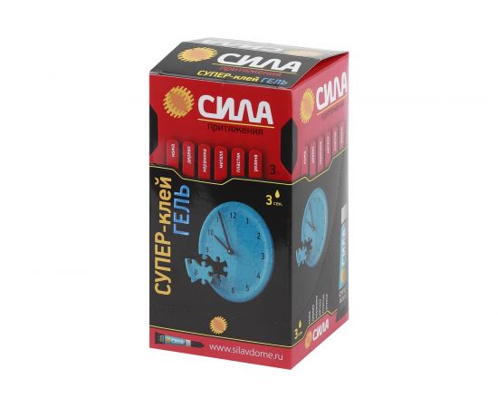 Супер-клей ГЕЛЬ 3 гр. BL-1 СИЛА SGBL1-3 C0039396 – изображение 3