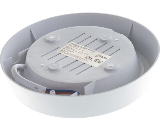 Светильник ЖКХ GAUSS HALL 12W 940lm 4000K 200-240V IP40 белый с микроволновым сенсором LED 1/40 193411212-S – изображение 4