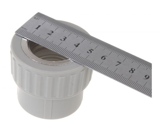 Муфта комбинированная с внутренней резьбой VALFEX PP-R серая, 32 мм х1 10129032Г 127-0358 – изображение 4