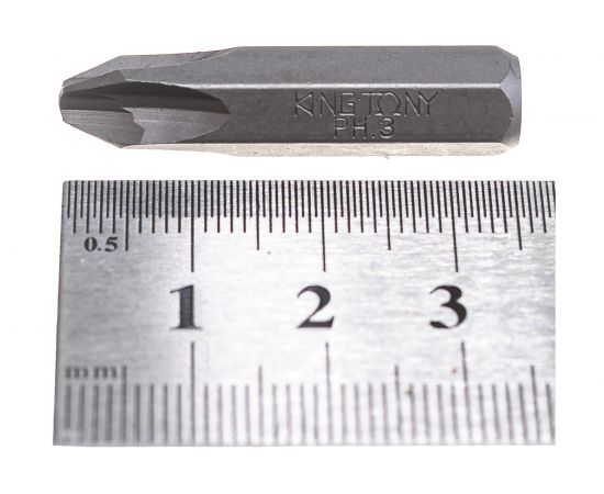 Вставка бита торцевая 5/16", Phillips, PH3, L = 36 мм KING TONY 183603P – изображение 4