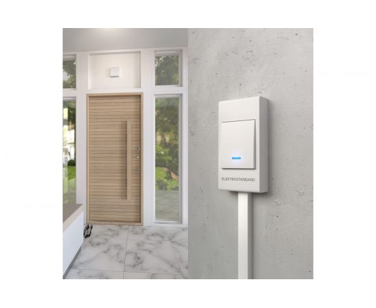 Электрический звонок Elektrostandard DBQ26M WM 1M IP44 бытовой дверной Белый a055431 – изображение 5