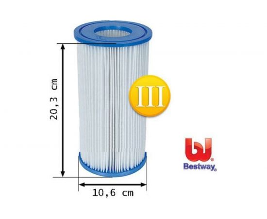 Каркасный прямоугольный бассейн Bestway 549х274х122 см, 14812 л, 5678 л/ч 56465 BW 008927 – изображение 5