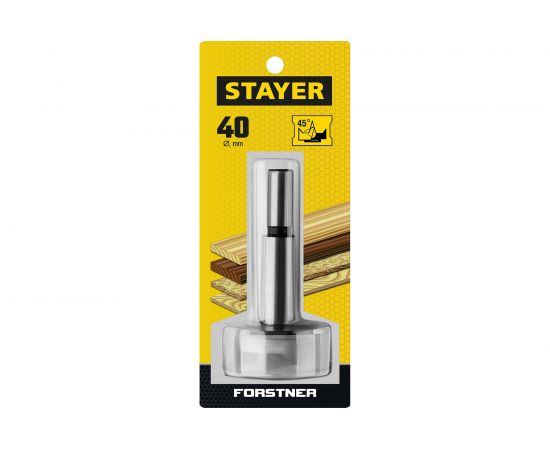 Сверло Форстнера по дереву, ДСП Forstner 40 мм Stayer 29985-40_z01 – изображение 6