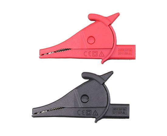 Щупы типа "крокодил" UNI-T UT-C02A красный/черный CAT III 1000V/CAT IV 600V, 10А 00-00005629 