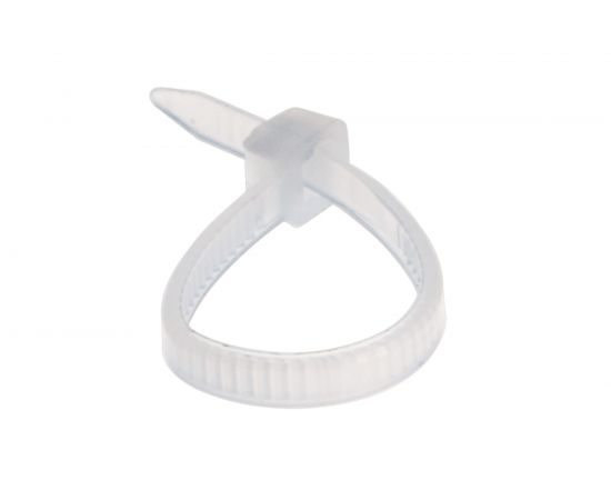 Нейлоновая стяжка REXANT 100x2,5 мм, белая упак. 500 шт. 07-0100-05 