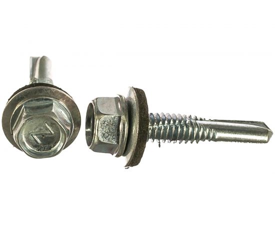 Кровельный саморез с длинным сверлом Метизный двор 6,3х32, 100 шт. 4690441023896 