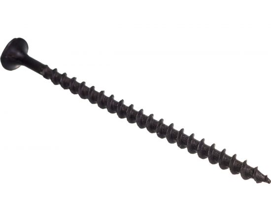 Саморез по дереву КРЕП-КОМП черный 4,2х76, 15 шт. чд76мф 