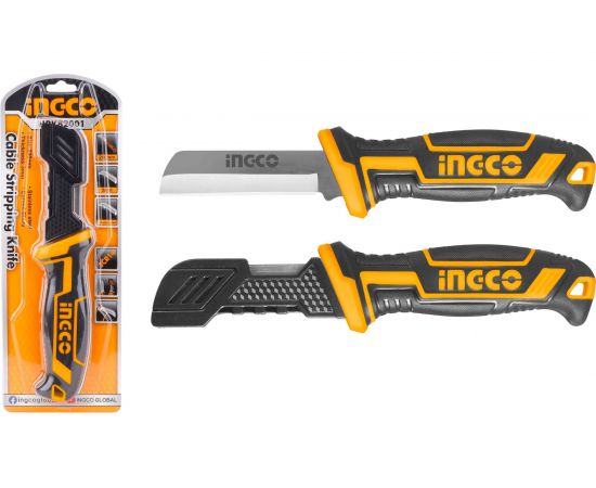 Прямой нож монтажника INGCO 200 мм HPK82101 