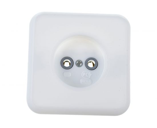 1-местная розетка duwi с/п без заземления АЛЬФА, белый, 23327 5 