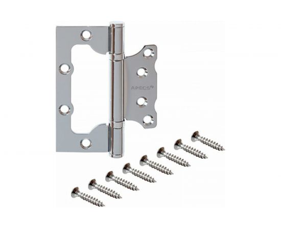 Петля накладная Apecs 100*75*2,5-B2-Steel-CR-Blister 18047 