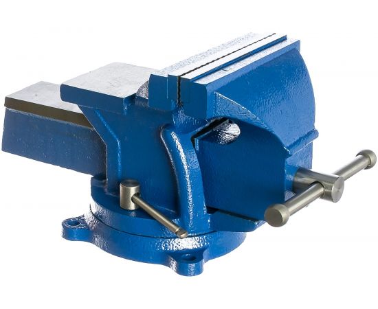 Слесарные тиски 150 мм, поворотные, стальные, с наковальней 11,5кг GRIFF g164010 