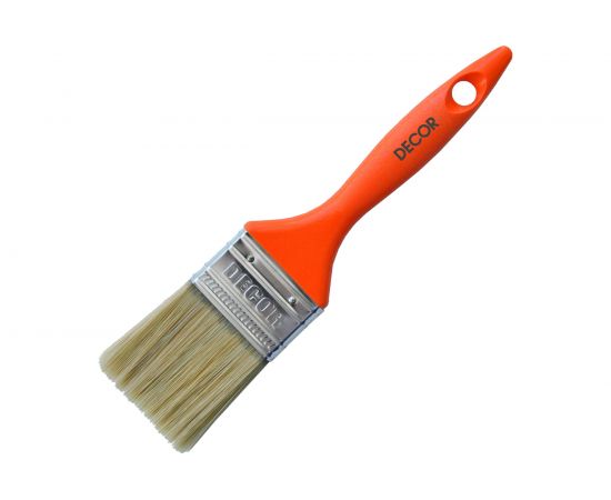 Кисть DECOR PROFI универсальная 75х15 мм, светлая смешанная щетина, пласт. ручка 770-075 