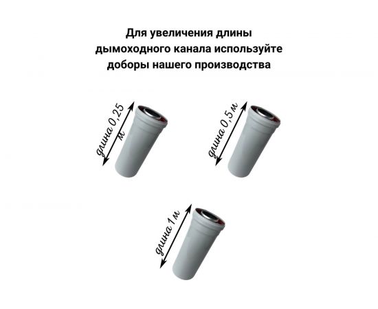 Комплект коаксиальный 60/100 мм для Ariston, Vaillant Прок ПР068476 – изображение 11