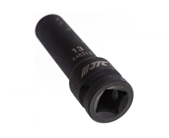 Головка торцевая 1/2” 13 12-ти гранная ударная тонкостенная L=82мм JTC 448313 – изображение 2