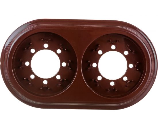 Рамка 2-местная Bylectrica, серия РЕТРО ЮЛИГ.735212.471, коричневый – изображение 2