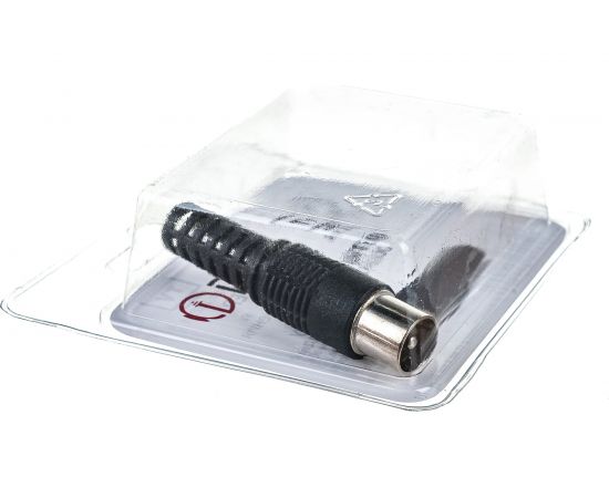 Антенный штекер DORI пластик чёрный 1 шт. в блистере 2322-1 – изображение 2