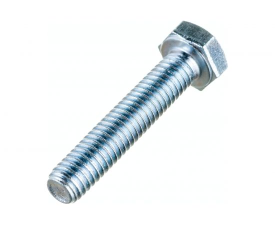 Болт Стройметиз М6х30 DIN 933, класс прочности 8.8, цинк уп. 5 шт 3021241 – изображение 2