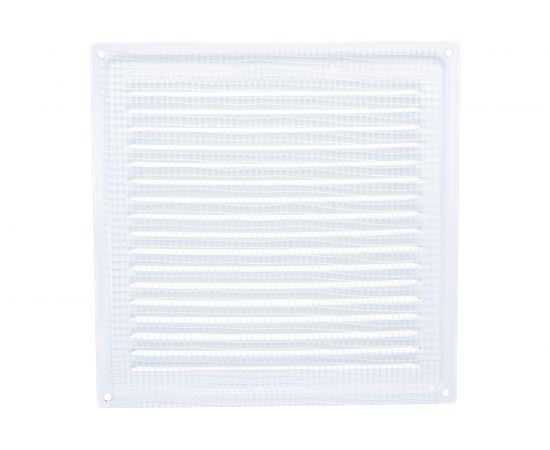 Решётка металлическая с сеткой (200 x 200; белая) Эвент ВРС – изображение 2