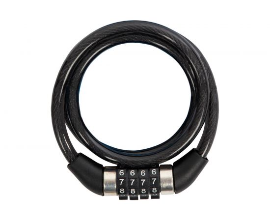 Замок велосипедный кодовый, перекодируемый PARK 120 см, 8 мм 288160 – изображение 2