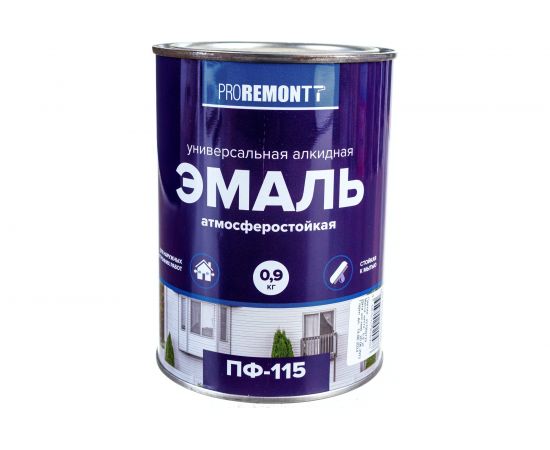 Эмаль PROREMONTT ПФ-115 ярко-зеленая, 0.9 кг Лк-00004484 – изображение 2