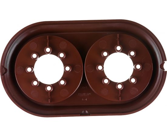 Рамка 2-местная Bylectrica, серия РЕТРО ЮЛИГ.735212.471, коричневый – изображение 3