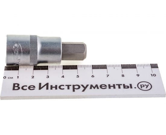 Головка со вставкой шестигранник 12 мм, 1/2", L=55 мм АвтоDело 39292 14975 – изображение 3