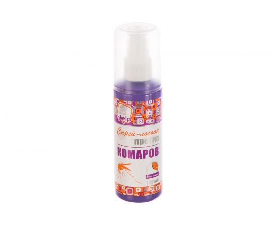 Репеллентный спрей-лосьон от комаров HELP до 4 часов защиты, 100 мл 80510 – изображение 3