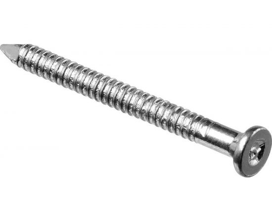 Ершеные гвозди с конической головкой ЗУБР, оцинкованные, 50 х 4.0 мм, 5 кг, (примерно 990 шт.) 305160-40-050 – изображение 3