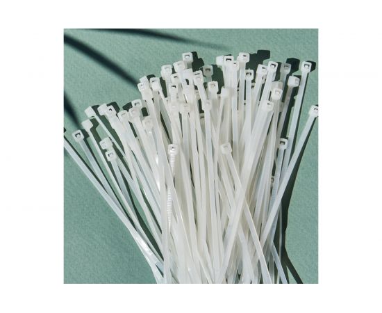 Нейлоновая стяжка REXANT 100x2,5 мм, белая упак. 500 шт. 07-0100-05 – изображение 3