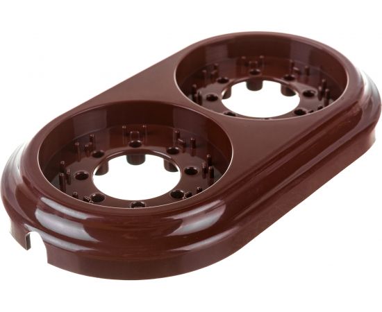 Рамка 2-местная Bylectrica, серия РЕТРО ЮЛИГ.735212.471, коричневый – изображение 4