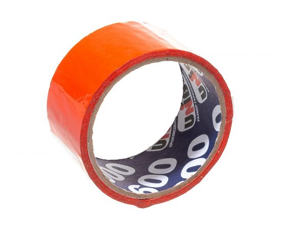 Упаковочная клейкая лента UNIBOB оранжевая 48 мм х 24 м, 45 мкм 214942 – изображение 4