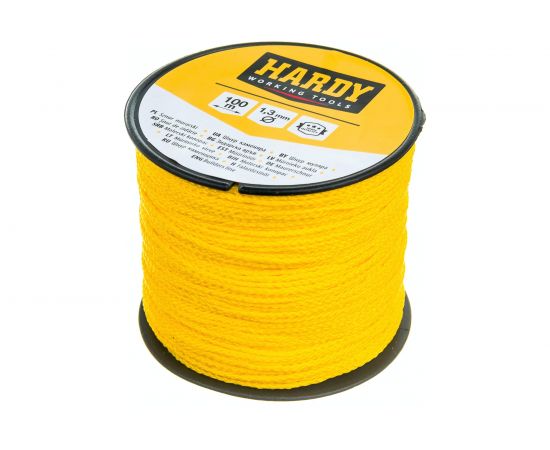 Шнур каменщика HARDY 1,3х100м жёлтый 0720-361016 – изображение 4