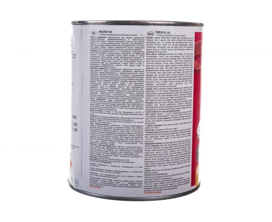 Алкидная эмаль TIKKURILA песто 10 база с 0,9 л матовая 25772 – изображение 4