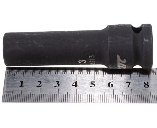 Головка торцевая 1/2” 13 12-ти гранная ударная тонкостенная L=82мм JTC 448313 – изображение 4